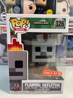 Funko POP! Games Minecraft Flaming Skeleton Edition Limitée