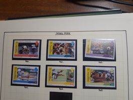 Île de Man, Manchester - Lot de timbres de sport rares!