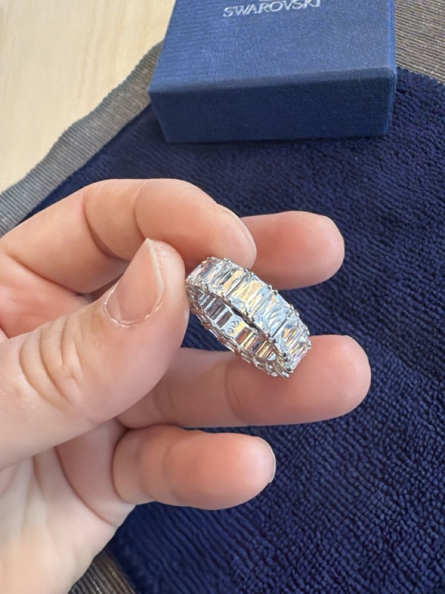 Anelli: Authentic Swarovski Matrix Rectangular Ring, Size 55 – Nuovo (secondo la descrizione) da Gebenstorf venduto da AA2015 3