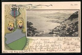Passepartout-Lithographie Montreux, Pano