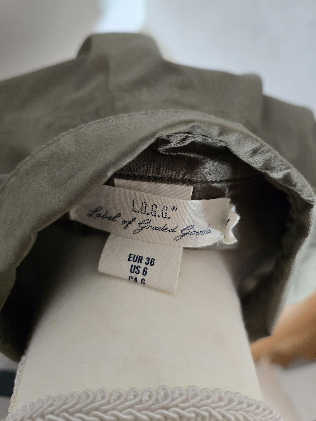 H&M Camicette: Damen Bluse L.O.G.G. gruen kurzarm Groesse 36 – Usato da Niederneunforn venduto da slowdown03 2