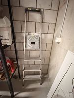 Aluminium-Stehleiter, 4 Stufen