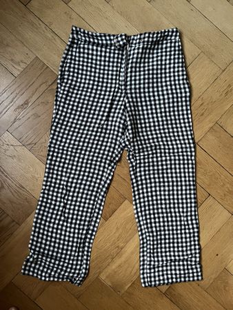 MNG Hose Karo schwarz/weiss Grösse S sehr guter Zustand