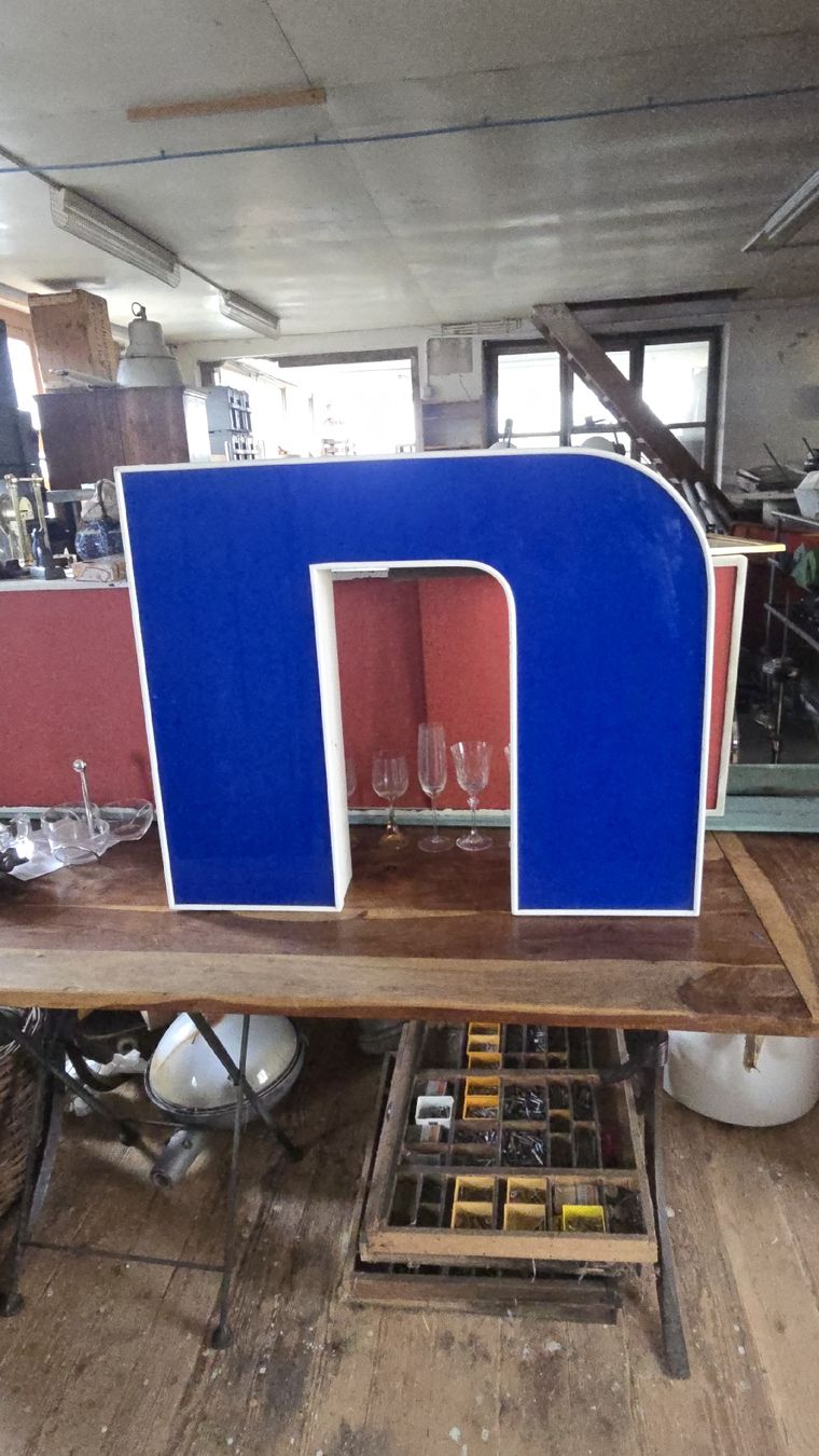 Tutte le decorazioni: Grosser Buchstabe N, blau/weiss – Usato da Oberaach venduto da Wicktrade 4