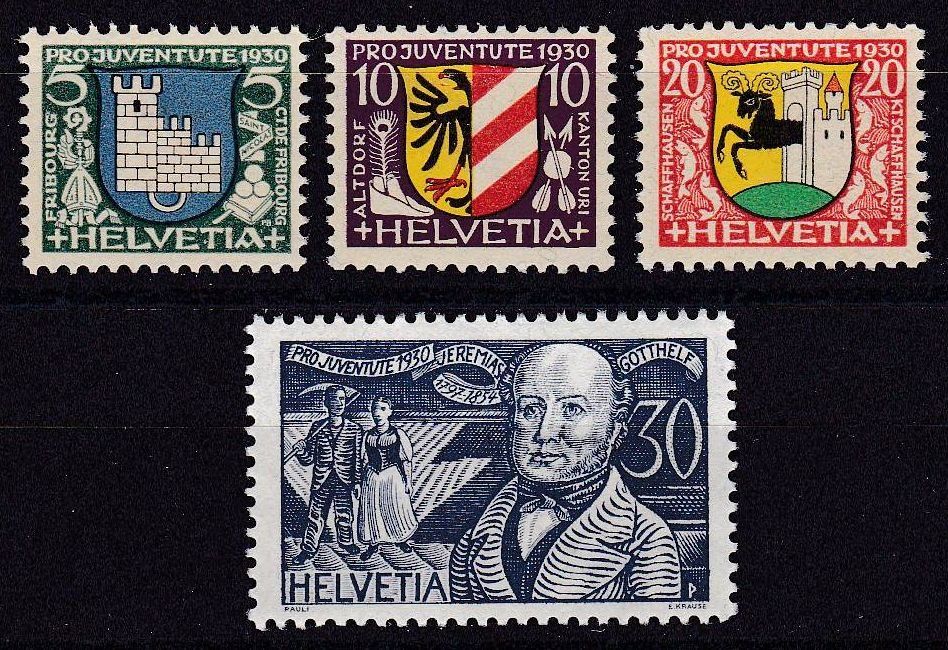 Tous les timbres: Pro Juventute, 1930, postfrisch** – Neuf (Voir description) à Lupfig par lubor