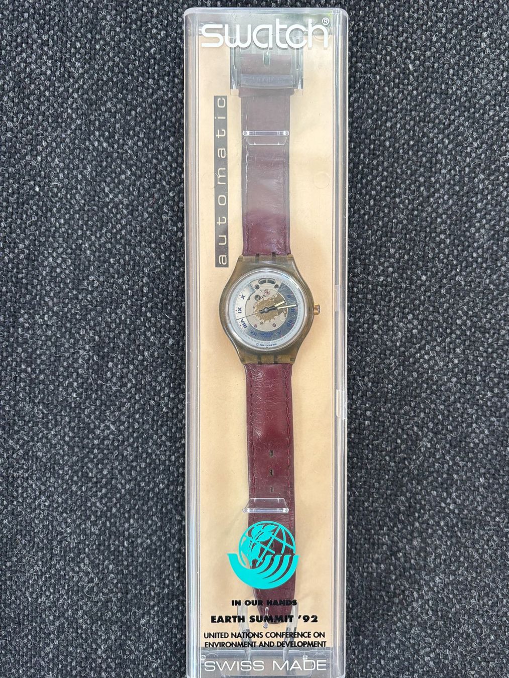 Swatch Uhren: Swatch Automatic RUBIN – Gebraucht aus Zürich von vitty