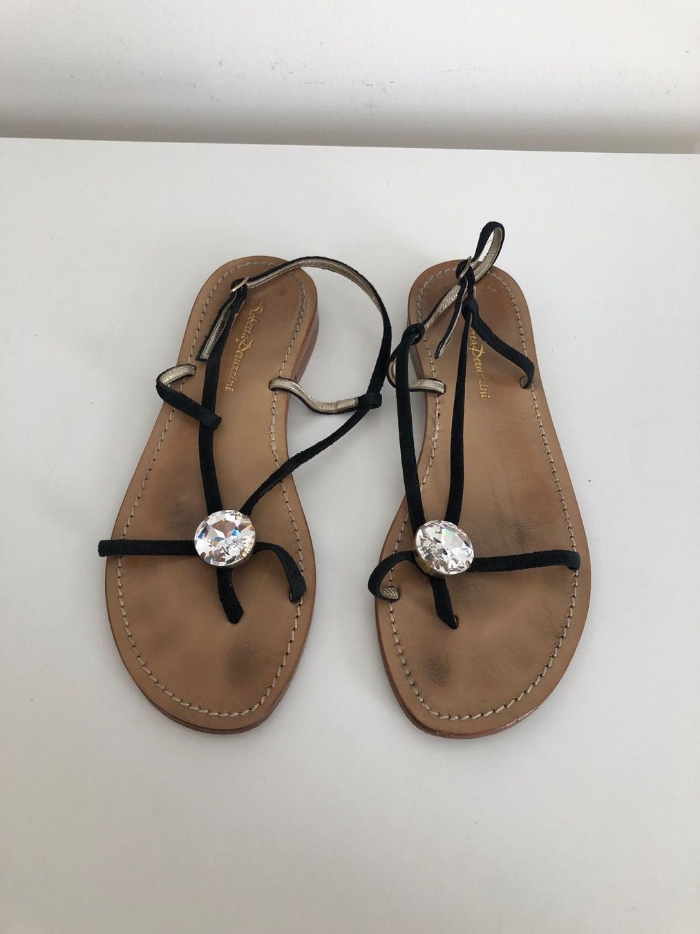 Damenschuhe: Vendo sandali gioiello n.39 neri USATI. – Gebraucht aus Mendrisio von cost.del 1