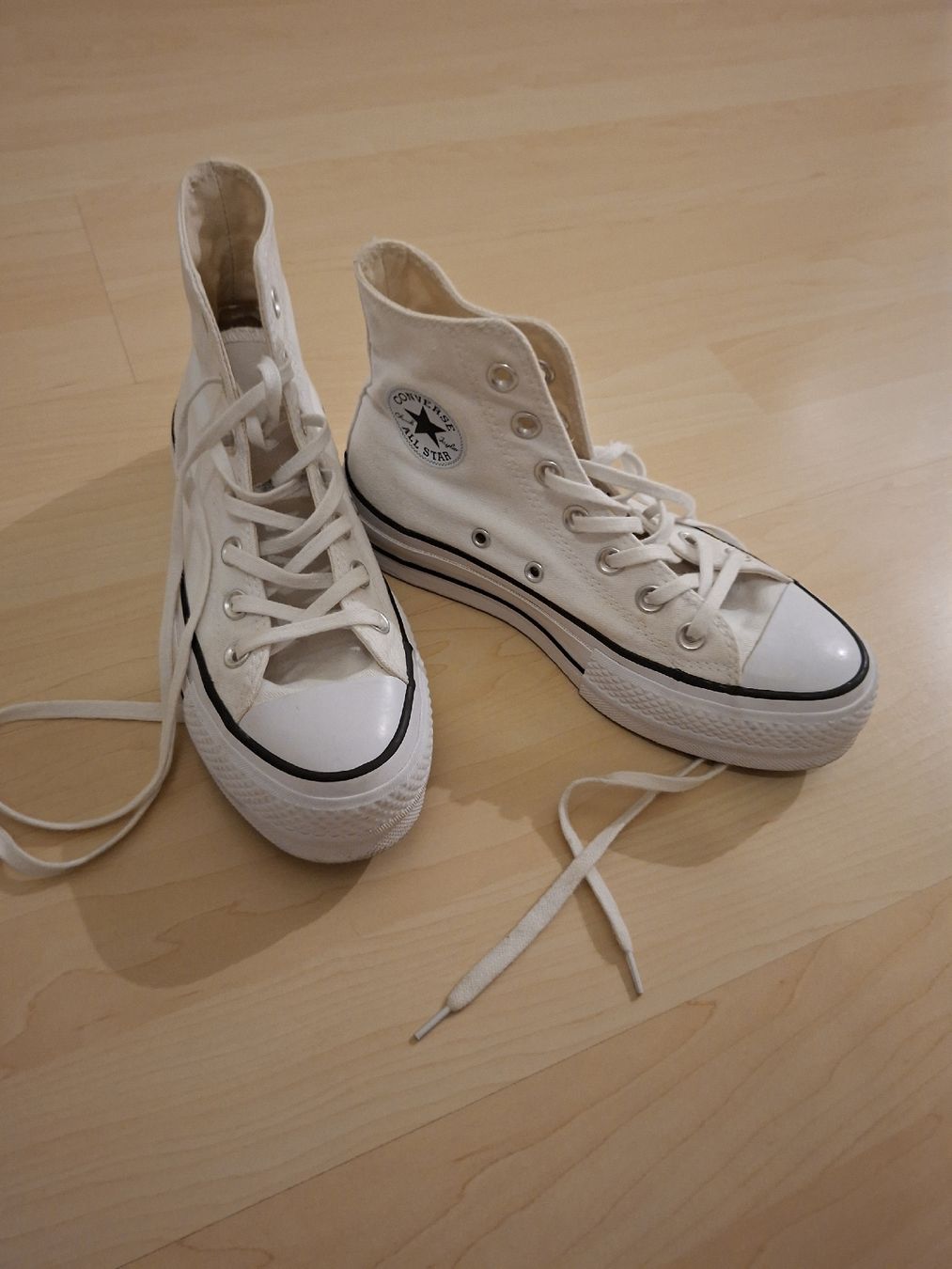 Herrenschuhe: Converse All Star High Sneaker weiss – Gebraucht aus Rieden AG von Beatriz.Oliveira