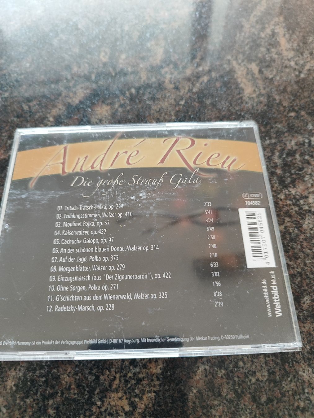 CDs: CD von André Rieu "die grosse Strauss Gala" – Gebraucht aus Madiswil von marmotte63 1