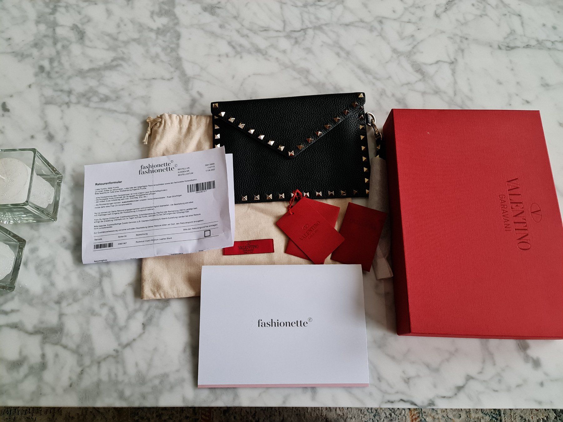 Valentino Taschen für Damen: Valentino Garavani  Clutch Medium Leather Black – Neu und originalverpackt aus Wetzikon ZH von sane1972 5