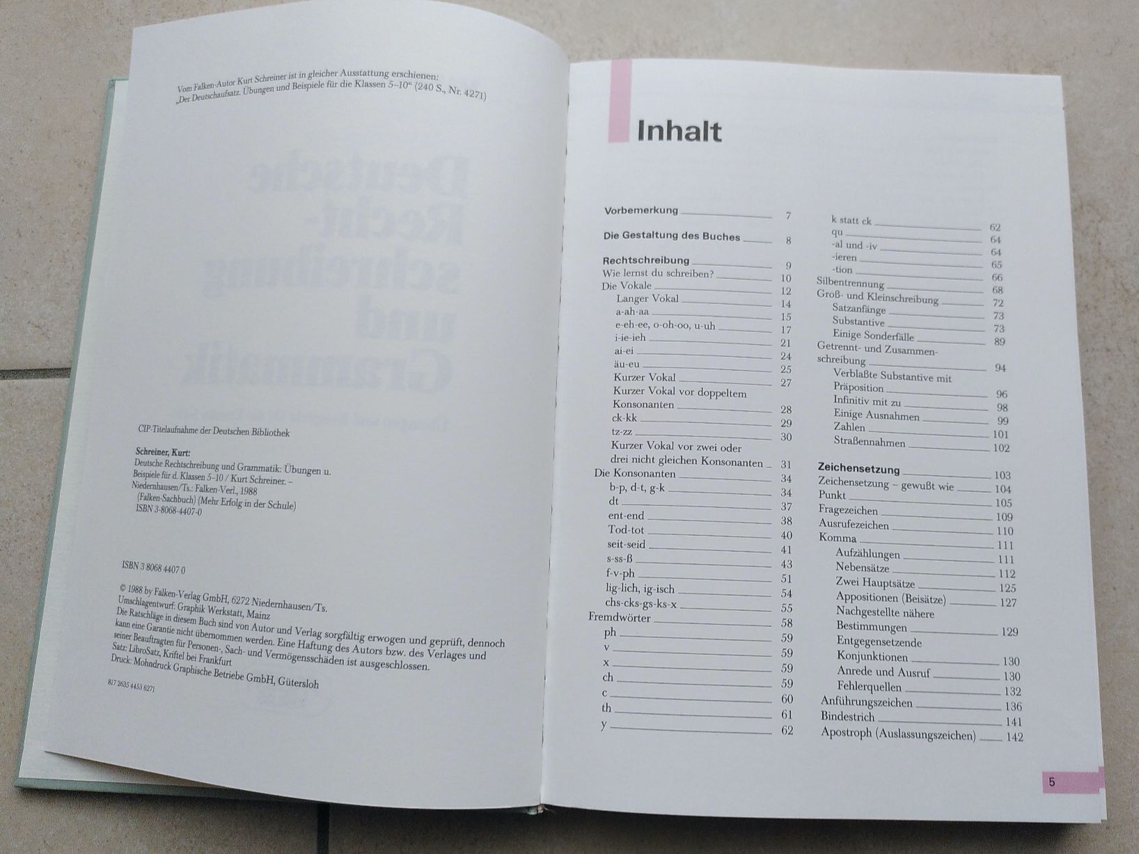 Bücher: DEUTSCHE RECHTSCHREIBUNG UND GRAMMATIK – Gebraucht aus Brugg AG von olamim 1