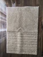Badezimmerteppich beige 60x40cm, neu!