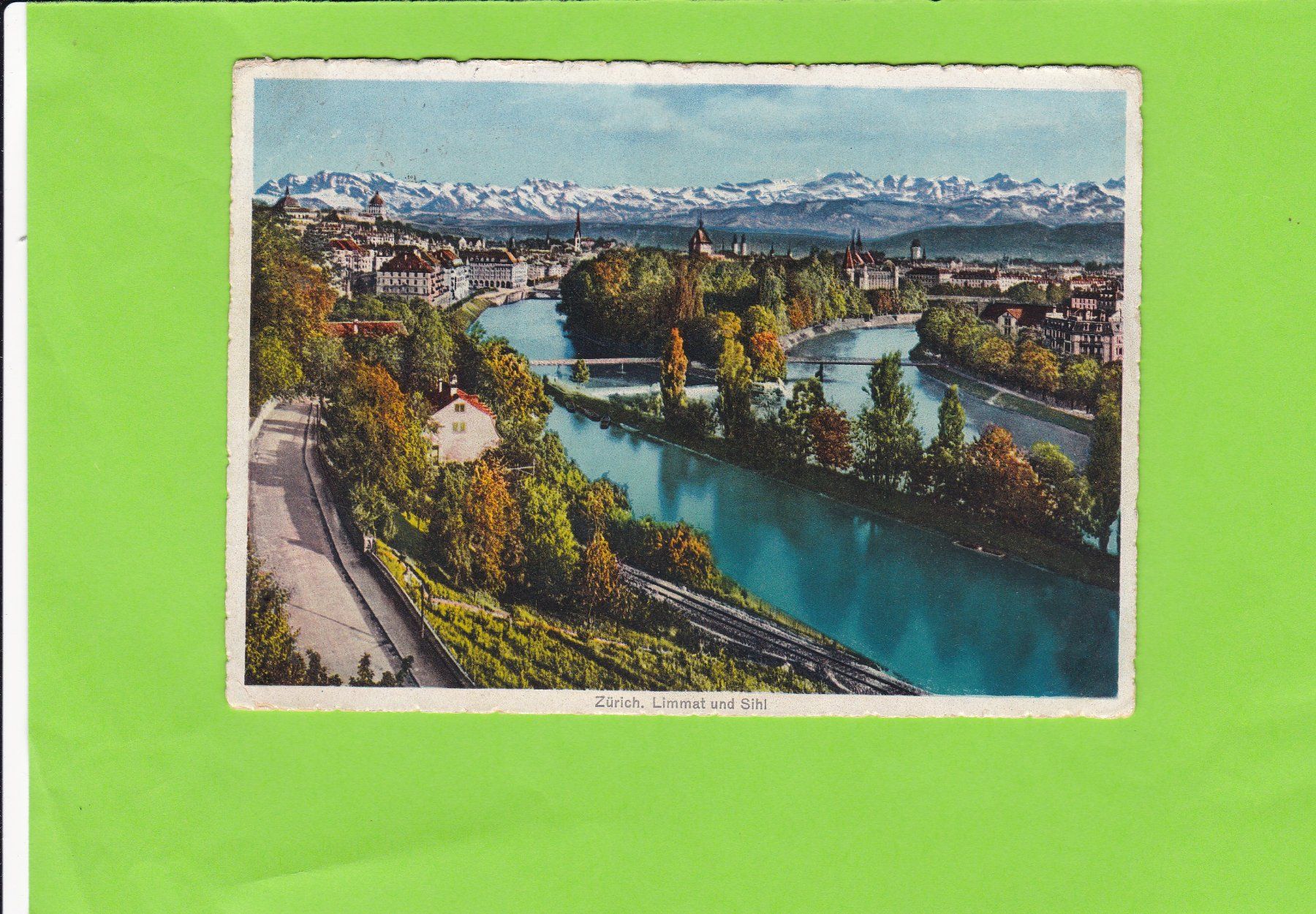 Cartoline postali: Zürich-Limmat-Sihl – Usato da St. Peterzell venduto da neckertal