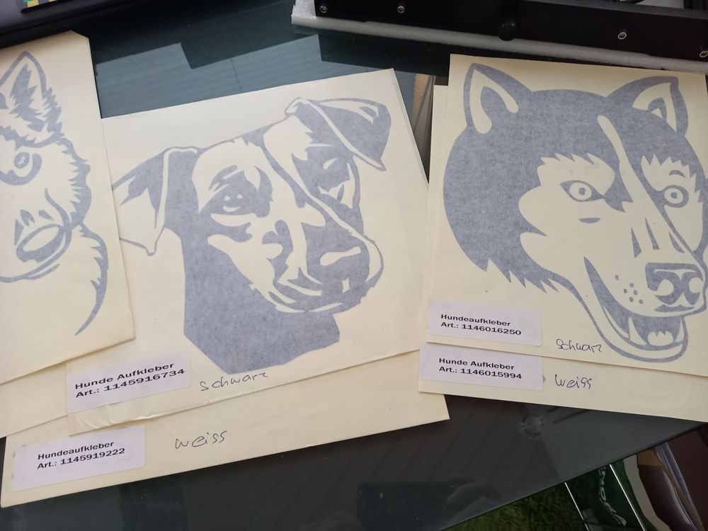 A4 Aufkleber-Set „Vorsicht Hund“ Im Minions-Design – Selbstklebende Warnaufkleber