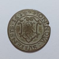 Örtli (4 Batzen) 1674 Schwyz HMZ 2-791d