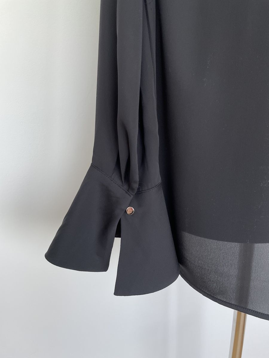 Mango Camicette: Edle, schwarze Bluse XS – Usato da Grenchen venduto da M_ina 3