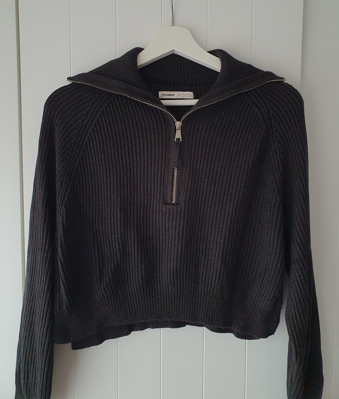 Pull&Bear Maglioni & Felpe: Strickpullover mit Reissverschluss Half-Zip grau S/M – Nuovo (secondo la descrizione) da Wetzikon ZH venduto da FundusFuchs 1