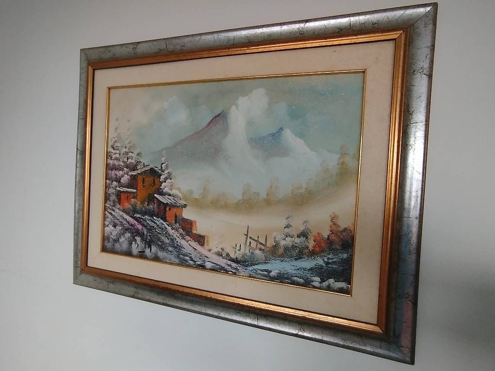 Dipinti: Originelle Gemälde, Armando Ballanti "Schneefall". – Usato da Rupperswil venduto da Viland_Dann 1