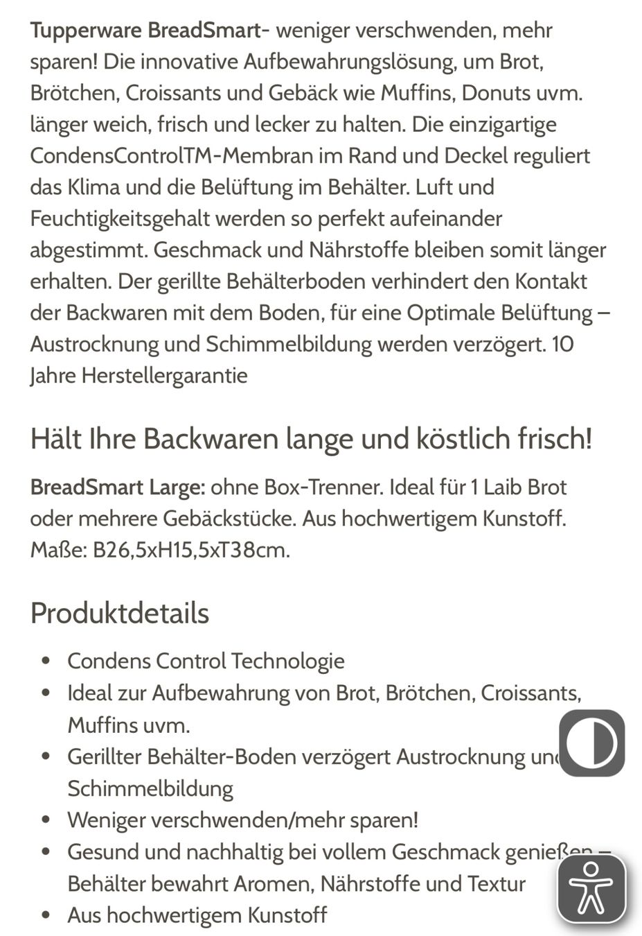 Contenitori & Simili: Tupperware BreadSmart Brotbehälter – Usato da Herzogenbuchsee venduto da zukerka 1