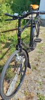 Herren Velo schwarz mit Gepäckträger und Licht