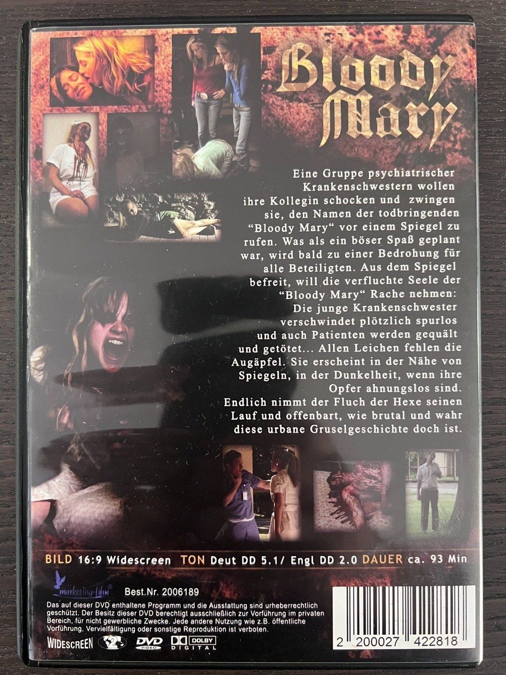Tutti i DVDs: Bloody Mary – Usato da Zürich venduto da FilmFreunde 1