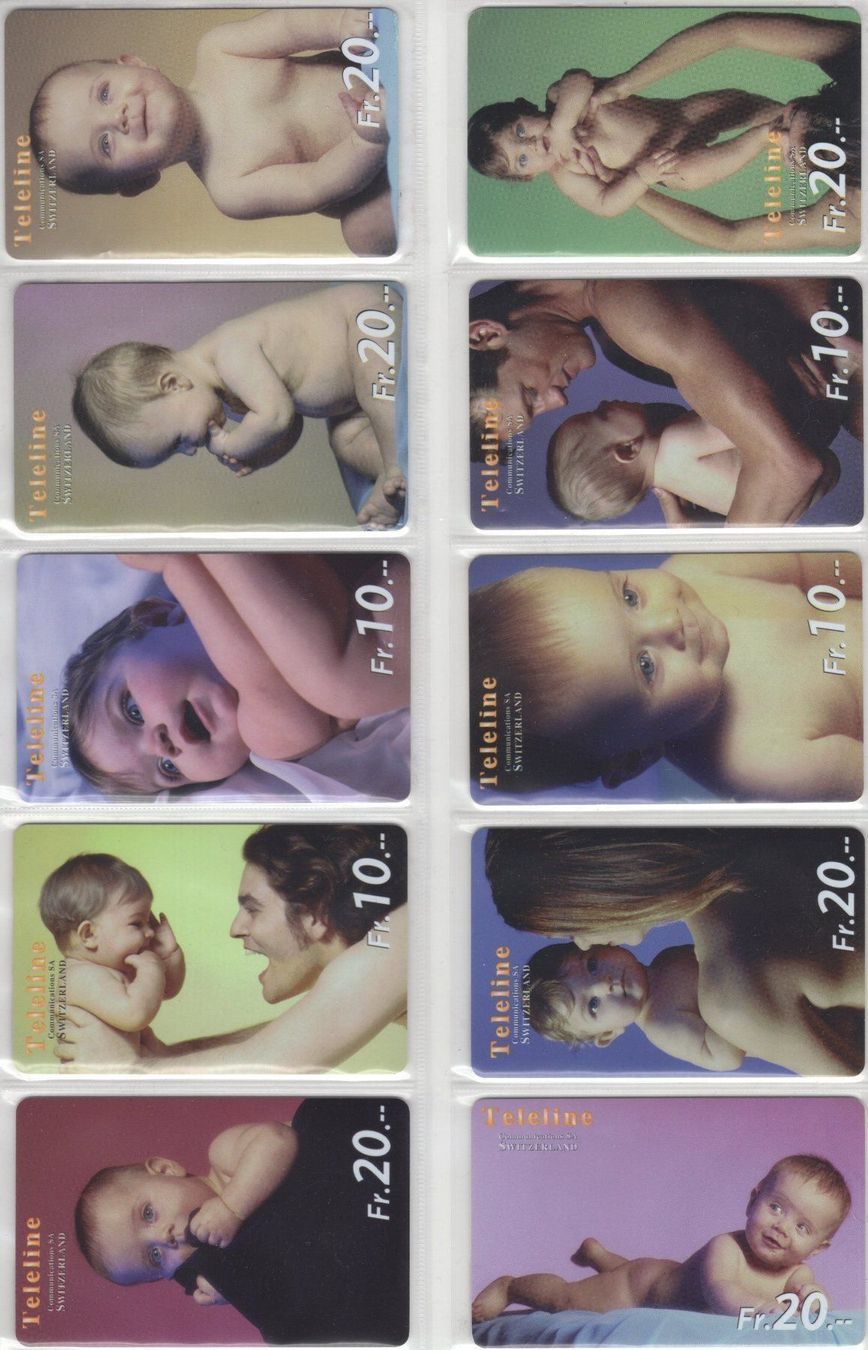 Schede telefoniche: TELELINE Prepaid Serie - Babys – Usato da Eglisau venduto da Chperfins