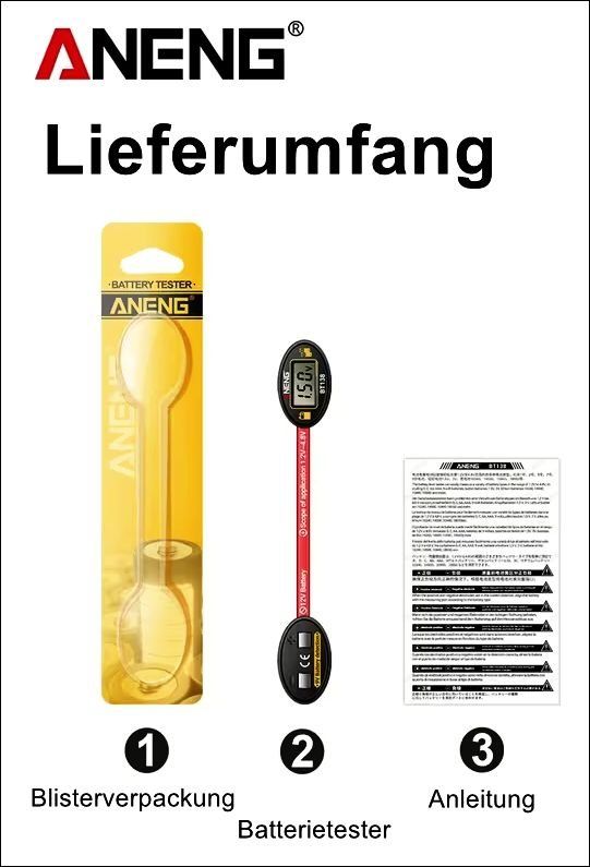 Misurare: Digitaler, flexibler und universaler Batterietester – Nuovo e nell'imballaggio originale da Windisch venduto da Vindonissa07 3