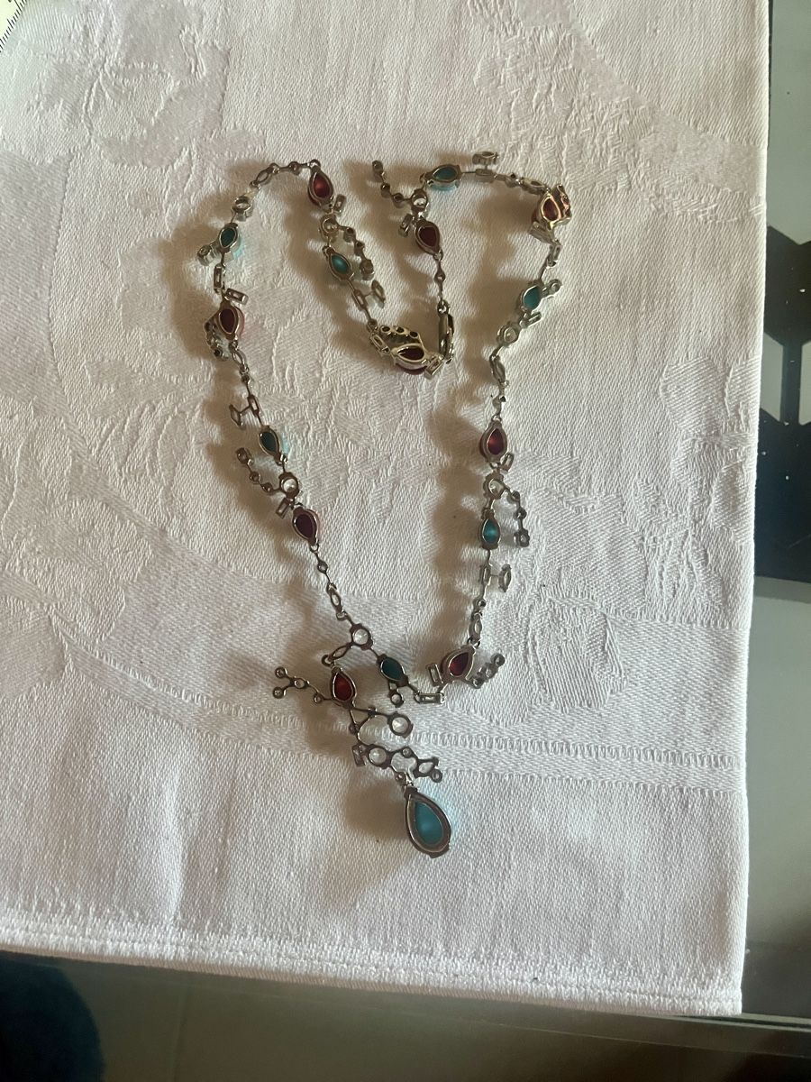 Catenine: Kette mit Korallen, Tuerkis – Nuovo e nell'imballaggio originale da Bigenthal venduto da Sammler60 8