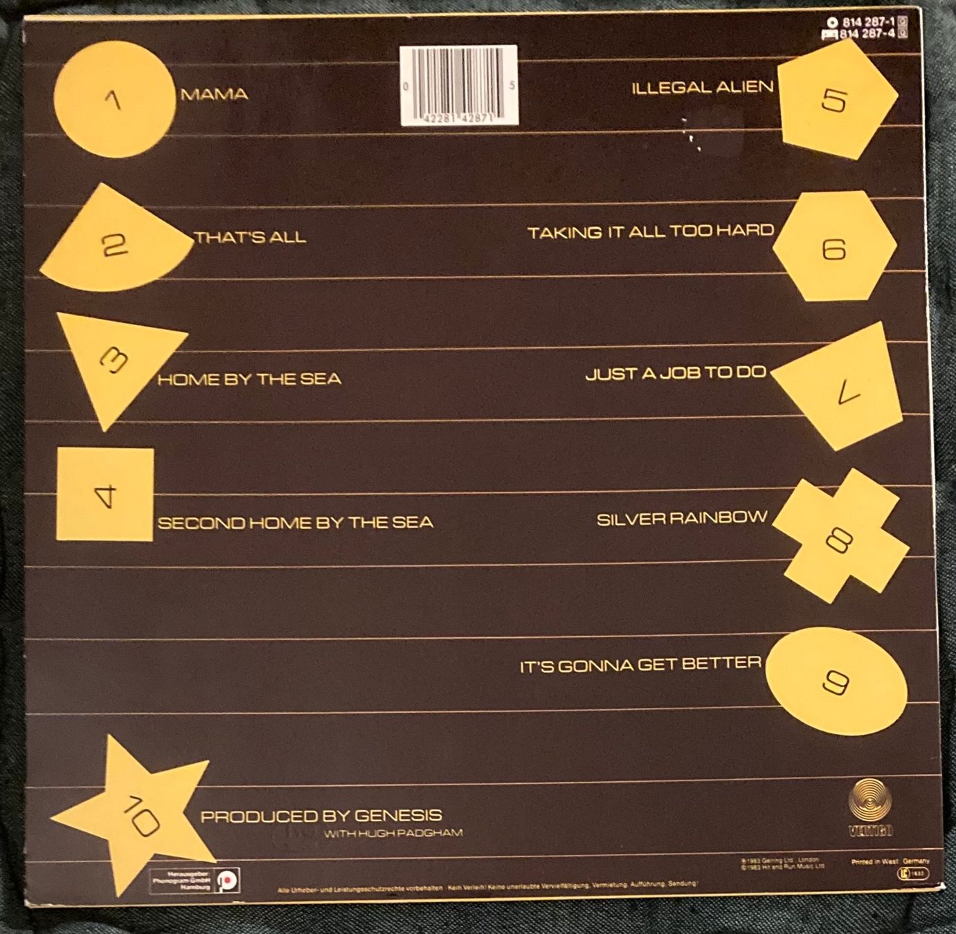 Schallplatten: Genesis – Genesis / LP / 1983 – Gebraucht aus Zürich von LustForLive 1