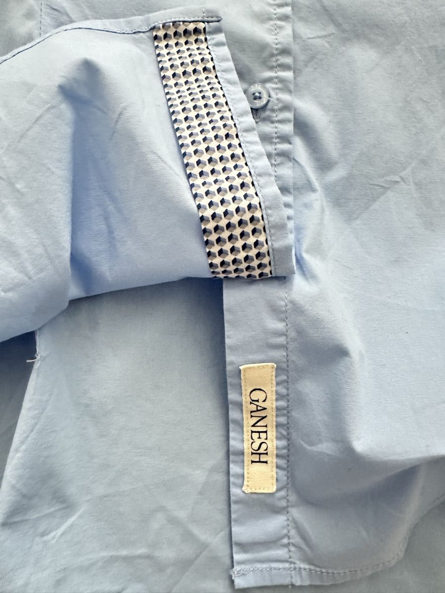 Blusen: Damen Bluse Ganesh hellblau langarm Grösse S klassisch – Neu (gemäss Beschreibung) aus Walzenhausen von auw_sx8w 3