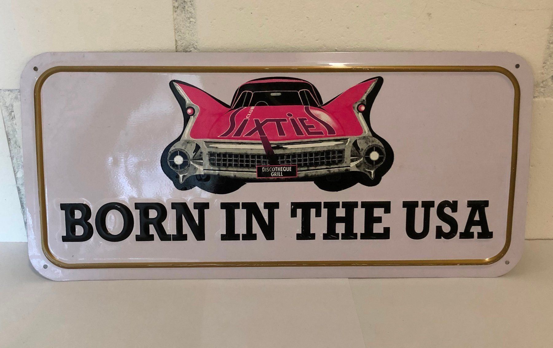 Schilder: Retro Schild "Born in the USA" – Neu (gemäss Beschreibung) aus Rüti ZH von Jasna89
