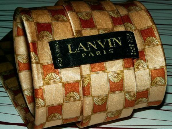 Lanvin Krawatten: LANVIN cravate en soie / seiden Krawatte – Gebraucht aus Cossonay-ville von Super-Price-Quality 8