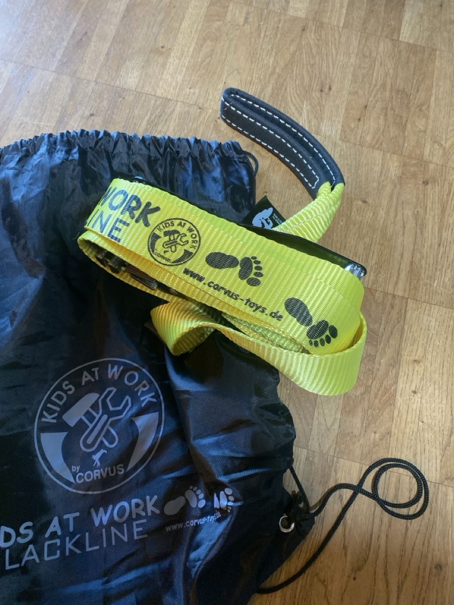 Giochi: Kids at Work Slackline Set Outdoor – Nuovo (secondo la descrizione) da Uster venduto da jro_xn9j 3