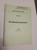 Original Schweizer Armee Pistole Maschinenpistolen Handbuch