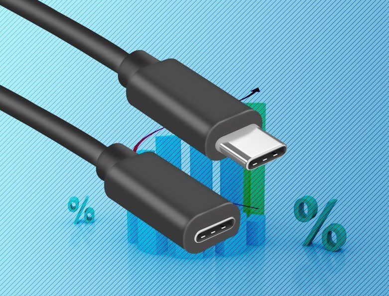 100W USB-C 3.2 gen2 Verlängerung Kabel 20Gbps 5A PD 2meter (Neu (gemäss ...