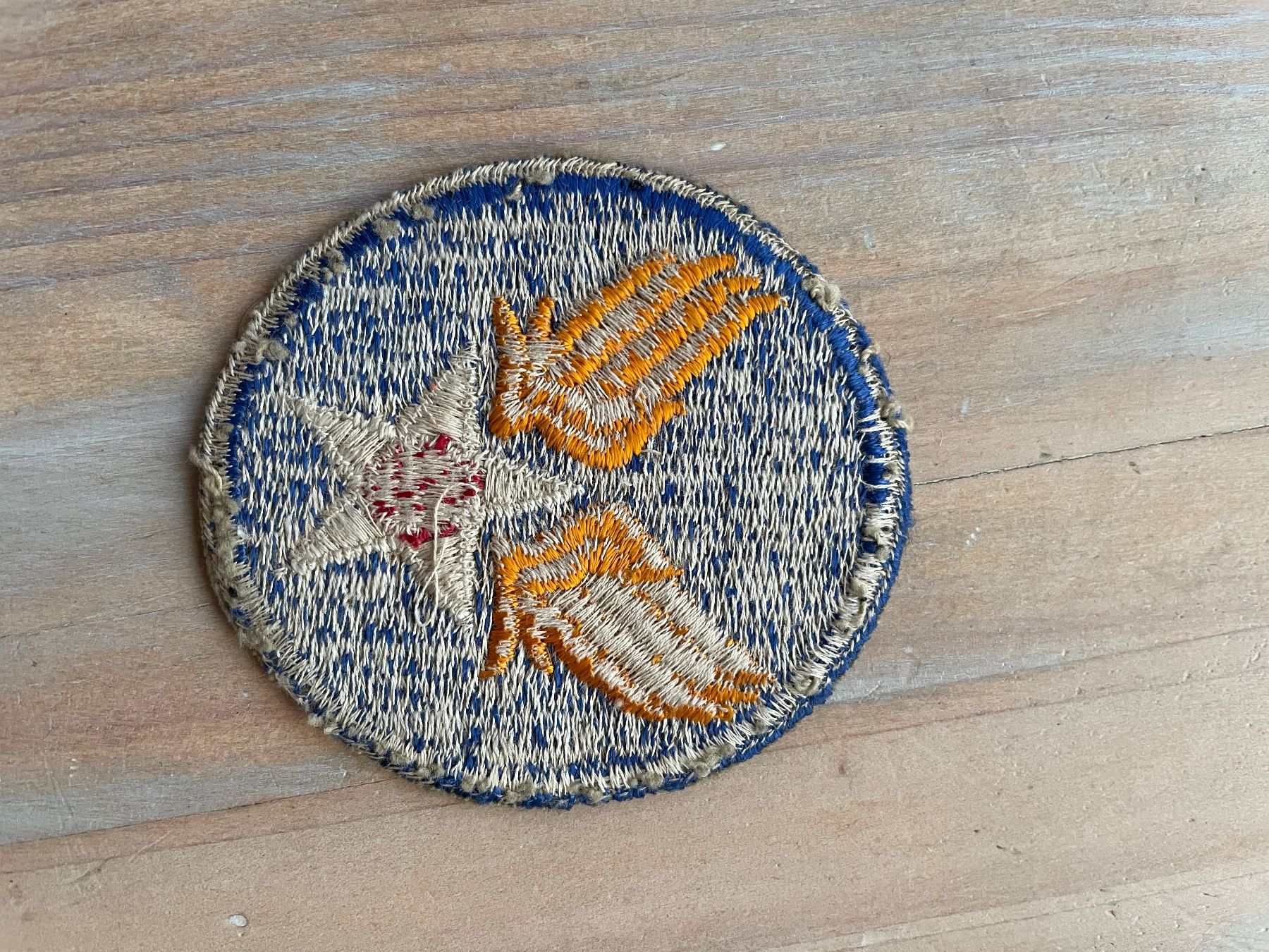 US Army Uniformi: U.S. Army patch Original WW2 2nd USAAF – Usato da Oberbütschel venduto da Woodie2005 1