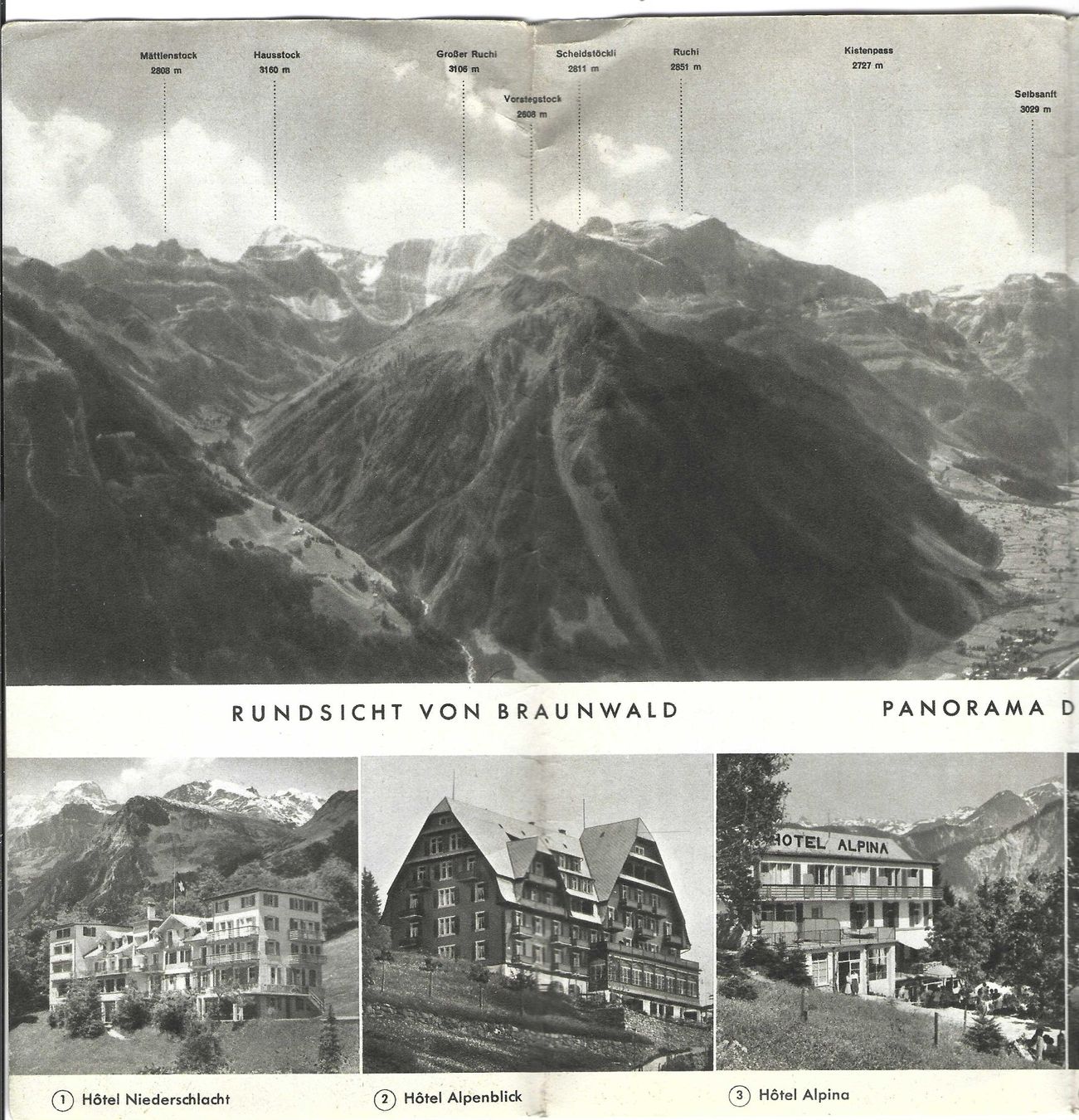 Documenti: Braunwald, altes Werbeprospekt, – Nuovo (secondo la descrizione) da Wildhaus venduto da Brunphil 3