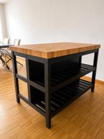 IKEA VADHOLMA Kitchen Island – Solid Wood Top – Excellent Co