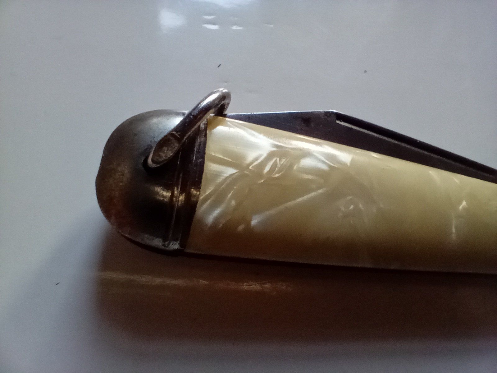 Taschenmesser: Vintage Sackmesser Richards Sheffield Perlmuttschale England – Gebraucht aus Oberdorf BL von Barocki888 7