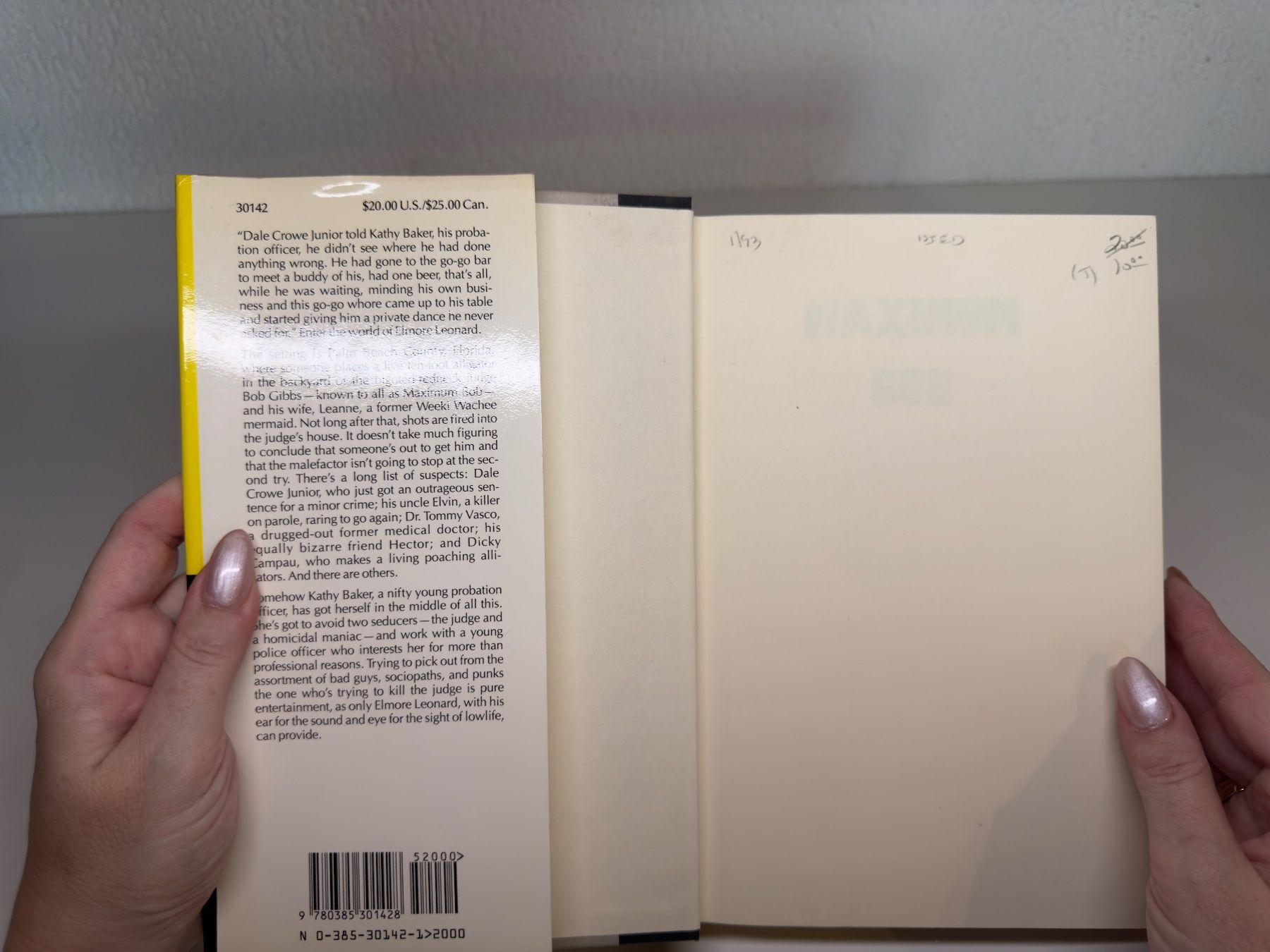 Libri: NOVEL: Elmore Leonard, Maximum Bob – Usato da Grosswangen venduto da English_books 2
