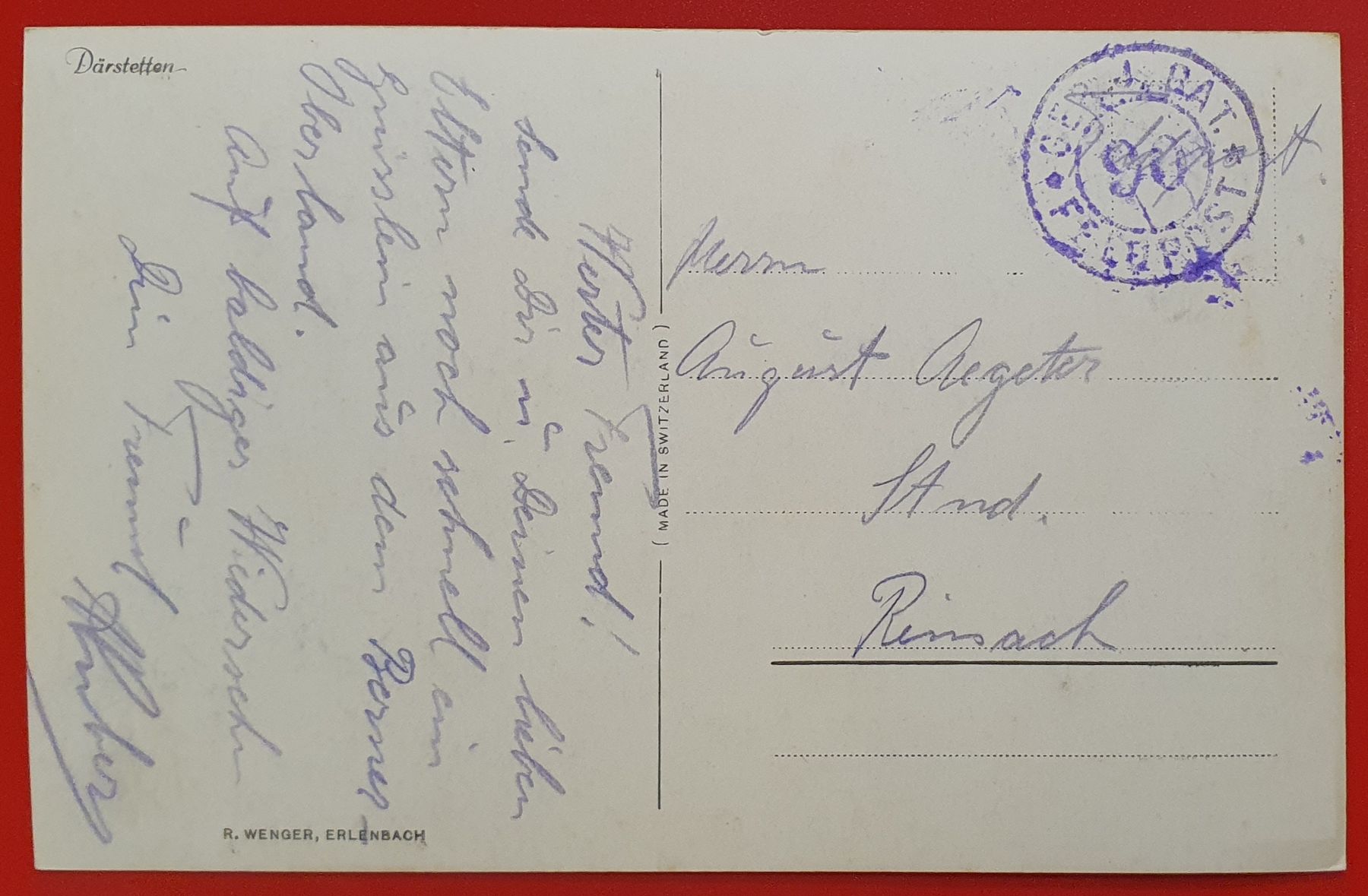 Cartes postales: Därstetten – D'occasion à Kreuzlingen par Rschweiz1 1