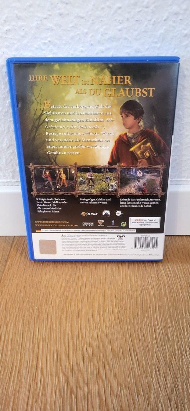 Sony Spiele: PS2 - Die Geheimnisse der Spiderwicks – Gebraucht aus Münsingen von Heroism2010 1
