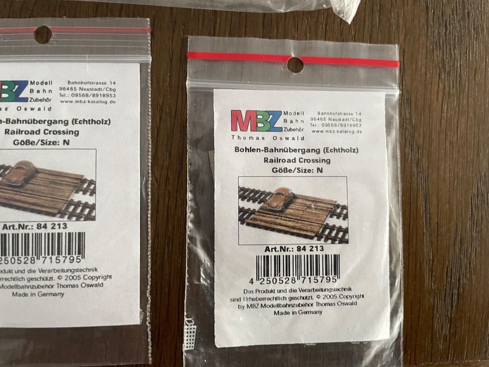 Modelleisenbahnen: Modellbau MBZ Spur N  8-teilig – Neu (gemäss Beschreibung) aus Rorschach von Karotten 5