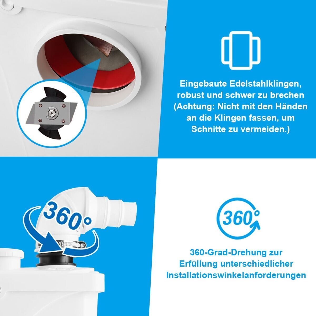 Pumpen & Teile: 700W  Hebeanlage Schmutzwasserpumpen WC… – Neu und originalverpackt aus Schaffhausen von VendemosSchweiz 1