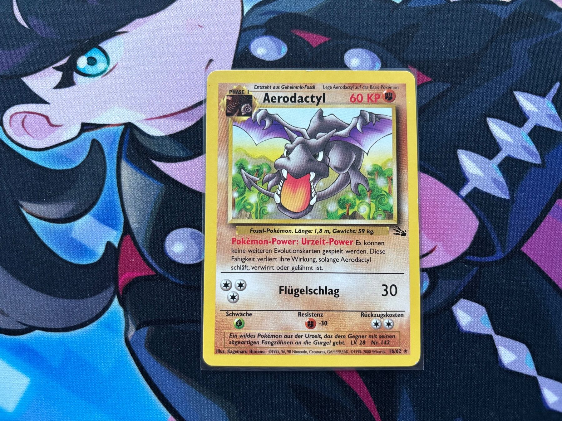 Pokémon Carte collezionabili: 2000 POKEMON Aerodactyl Fossil 016 – Usato da Wilen (Sarnen) venduto da Seeungeheuer