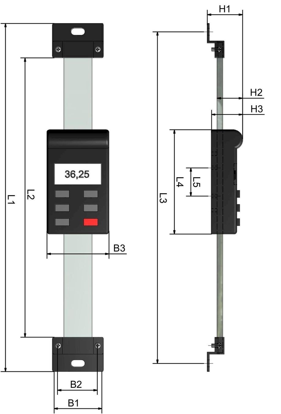Misurare: Digitaler Anbaumessschieber 100 mm – Nuovo e nell'imballaggio originale da Bottighofen venduto da zaap 1