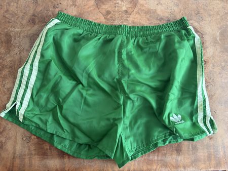 Green adidas short vintage 80s XL