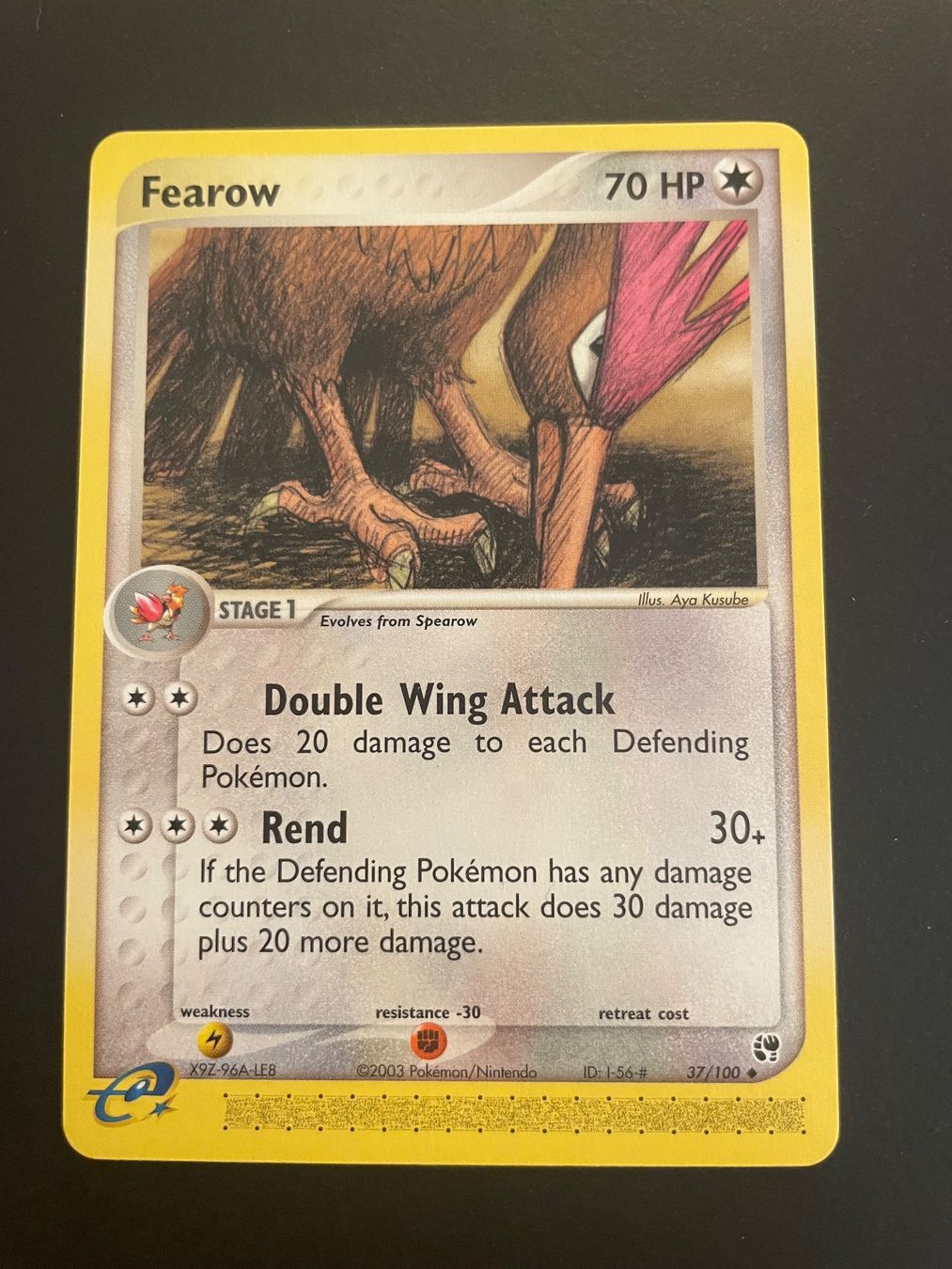 Pokémon Sammelbilder & Trading cards: Fearow 37/100 Ex Sandstorm – Gebraucht aus Zürich von pokemon_cards