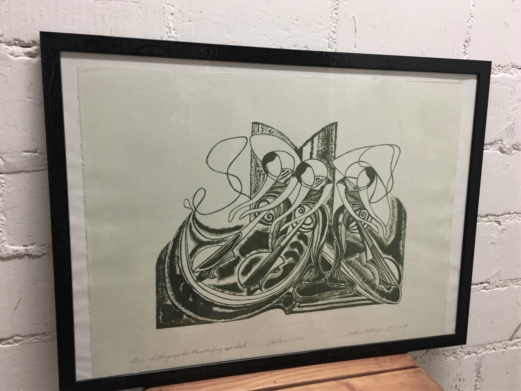 Grafica & Litografie: Litho von Cathrine Flückiger  1981 – Usato da Zürich venduto da Nofelet31 6