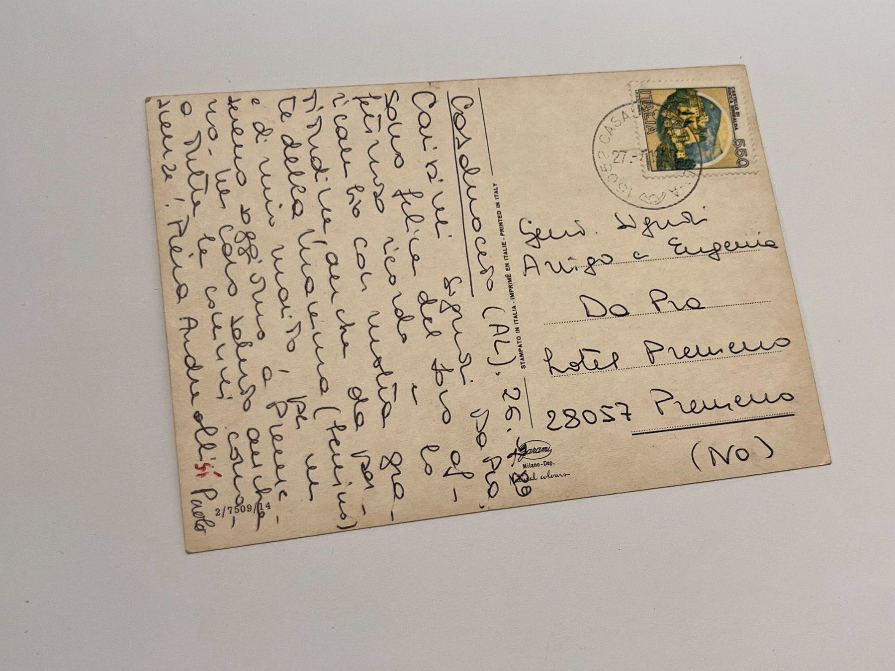 Ansichtskarten: Postkarte Pferde Italia – Gebraucht aus Riva san vitale von abd_p86k 1